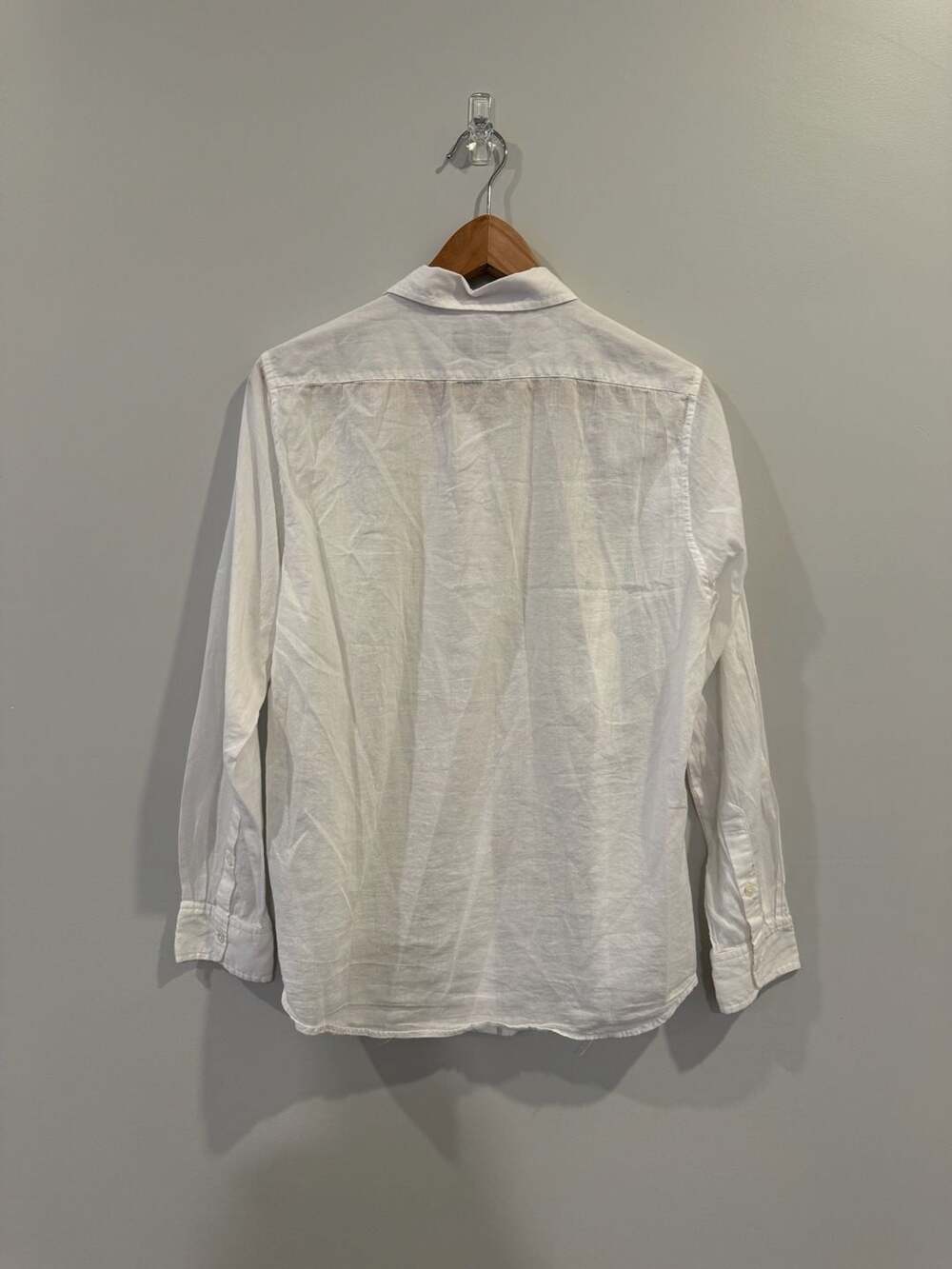 Nili Lotan White Harmonia Eyelet Cotton Long Sleeve Button-Front Shirt - Picture 3 of 5